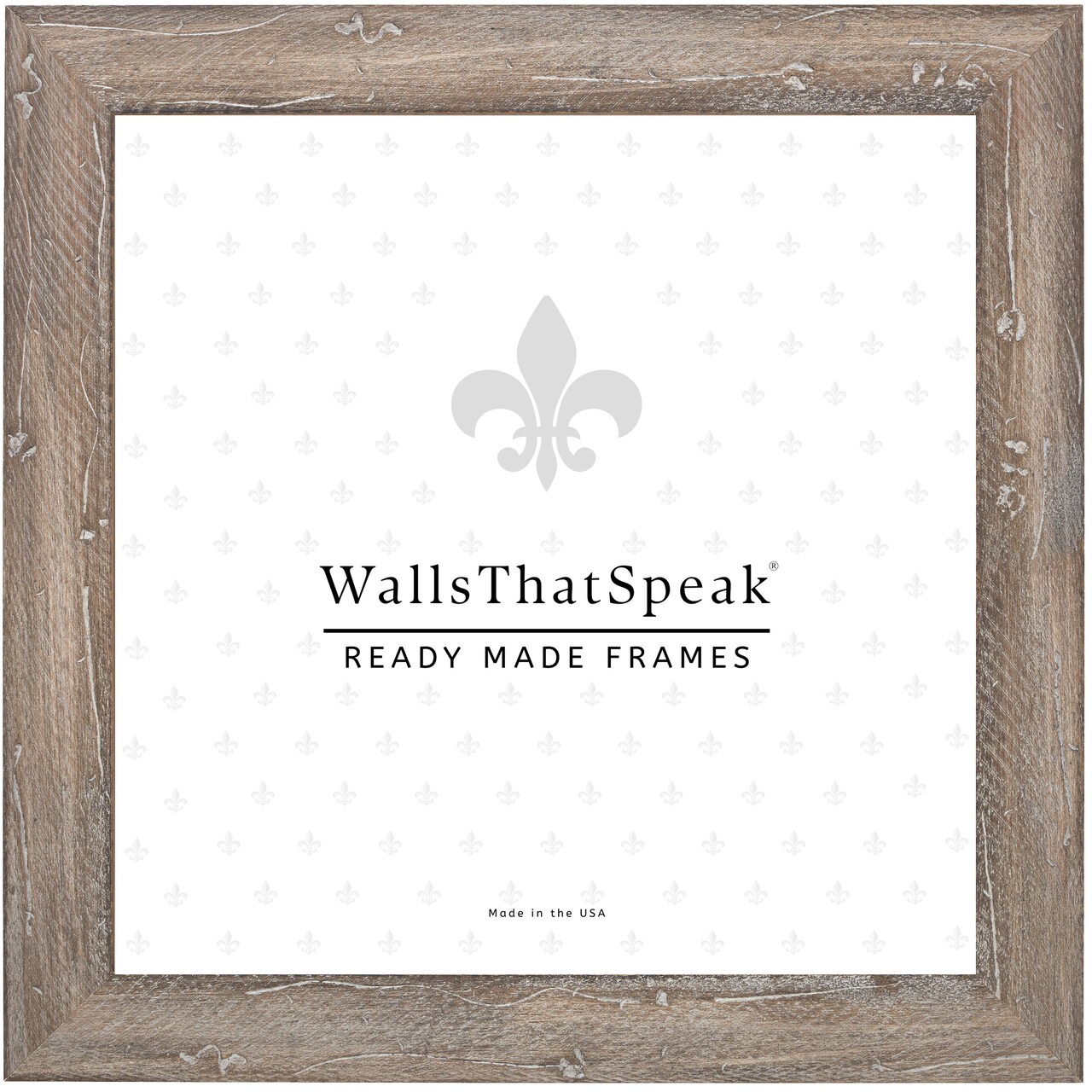 12x12 Hatteras 2 Inch Wood Moulding, Wall Display Frame for Art, Posters, or Photos wallsthatspeak